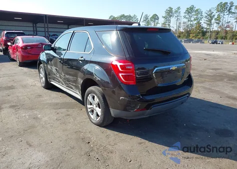 2016 Chevrolet Equinox Ls из США, поврежденный, VIN 2GNALBEKXG1156635
